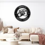 Personalized Photo Camera Metal Sign