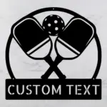 Personalized Pickleball Metal Sign