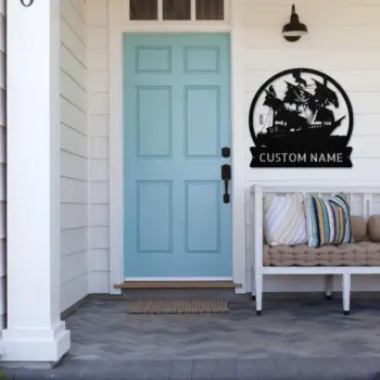 Personalized Pirate Ship Metal Sign