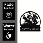 Personalized Pirate Ship Metal Sign