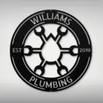 Personalized Plumbing Metal Art Sign
