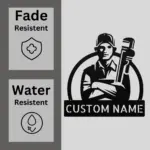 Personalized Plumbing Metal Sign