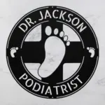 Personalized Podiatry Metal Sign