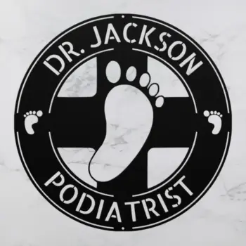 Personalized Podiatry Metal Sign