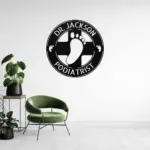 Personalized Podiatry Metal Sign