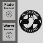 Personalized Podiatry Metal Sign