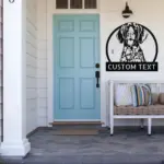 Personalized Pointer Dog Metal Sign