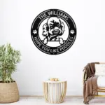 Personalized Poodle Dog Metal Sign