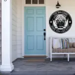 Personalized Pug Dog Metal Sign