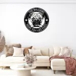 Personalized Pug Dog Metal Sign