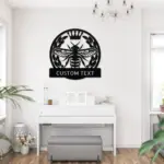Personalized Queen Bee Metal Sign