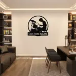 Personalized Rock Drummer Metal Sign