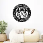 Personalized Rottweiler Dog Metal Sign