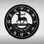 Personalized Sagittarius Metal Sign