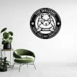 Personalized Samoyed Dog Metal Sign