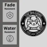 Personalized Samoyed Dog Metal Sign