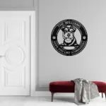 Personalized Schnauzer Dog Metal Sign