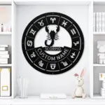 Personalized Scorpio Metal Sign