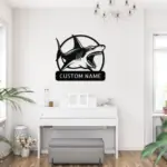 Personalized Shark Metal Sign