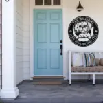 Personalized Shih Tzu Dog Metal Sign