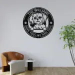Personalized Shih Tzu Dog Metal Sign
