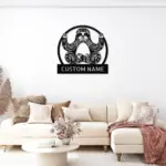 Personalized Sloth Metal Sign