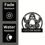 Personalized Sloth Metal Sign
