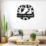 Personalized Snake Metal Sign