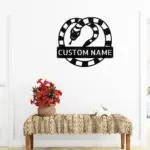 Personalized Snake Metal Sign