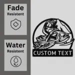 Personalized Snowmobile Metal Sign