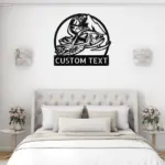 Personalized Snowmobile Metal Sign