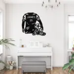 Personalized Soccer Jersey Metal Sign