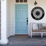 Personalized Sunflower Metal Art Sign