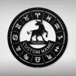 Personalized Taurus Metal Sign
