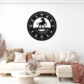 Personalized Taurus Metal Sign