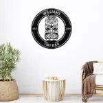 Personalized Tiki Bar Metal Sign