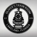 Personalized Train Front Metal Sign