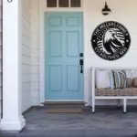 Personalized Us Eagle Metal Sign