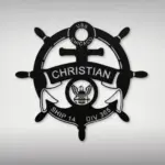 Personalized Us Navy Metal Sign