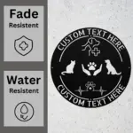 Personalized Veterinary Metal Sign