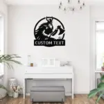 Personalized Viking Axe Metal Sign
