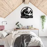 Personalized Viking Axe Metal Sign