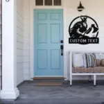 Personalized Viking Axe Metal Sign