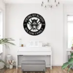 Personalized Viking Warrior Metal Sign