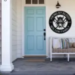 Personalized Viking Warrior Metal Sign