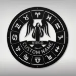 Personalized Virgo Metal Sign