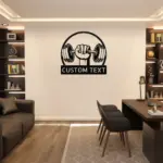 Personalized Weightlifting Metal Sign
