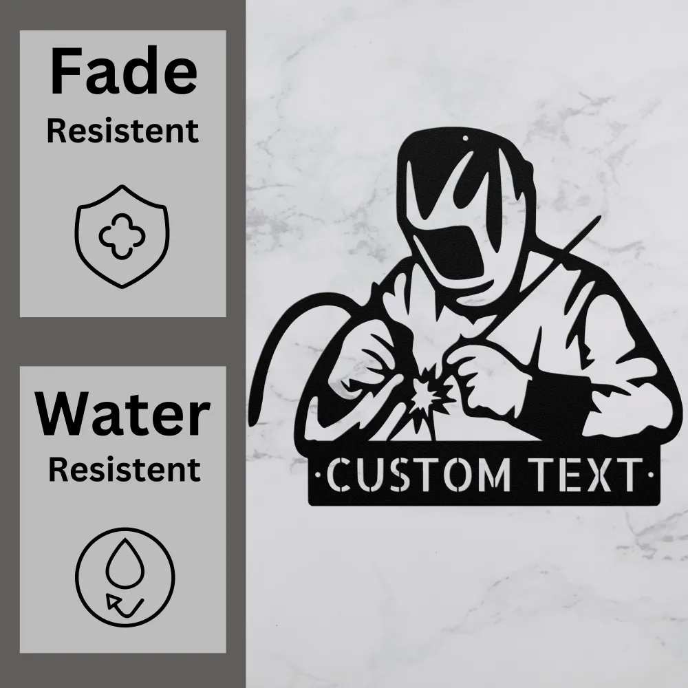 Personalized Welding Metal Sign Personalized Welding Metal Sign