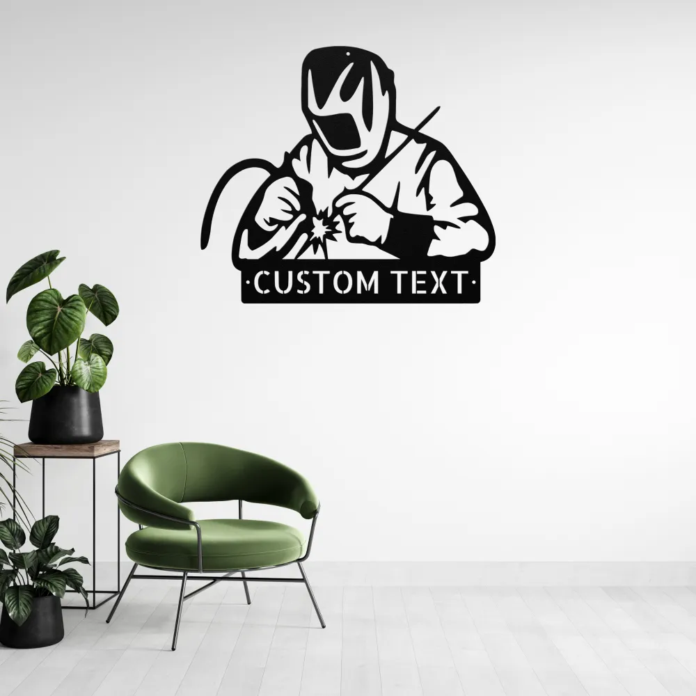 Personalized Welding Metal Sign Personalized Welding Metal Sign