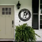 Personalized Whippet Dog Metal Sign